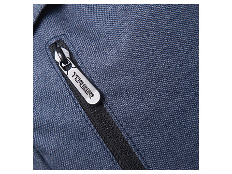 Рюкзак TORBER ГРАФФИТИ, синий, полиэстер меланж, 46 х 29 x 18 см - рис 7.