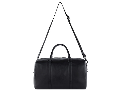 Сумка дорожная BUGATTI КЛАРК | CLARK, чёрная, воловья кожа/полиэстер, 45х20х27,5 см, 24 л - рис 4.