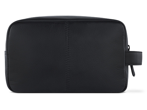 Несессер дорожный BUGATTI КЛАРК | CLARK, чёрный, воловья кожа/полиэстер, 20х10х13 см, 2,5 л - рис 4.