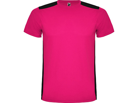 Спортивная футболка Detroit мужская, яркая фуксия/черный