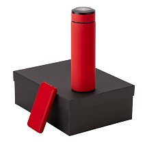 Подарочный набор с термосом и повербанком С2, красный