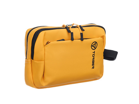 Несессер TORBER РИТМ, желтый, полиэстер 900D с PU покрытием, 27 х 18 х 6 см - рис 2.