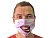Маска для лица многоразовая для сублимации, размер S, белый - миниатюра - рис 4.