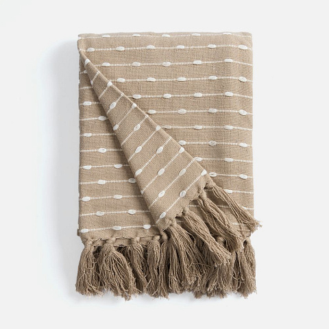 Плед Shimla, бежевый - рис 4.