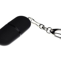 Флешка Goutte Soft-touch на 8 Гб, черный