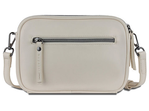 Сумка кросс-боди женская BUGATTI АЛМАТА | ALMATA, бежевая, полиуретан, 21,5х6х15 см - рис 6.