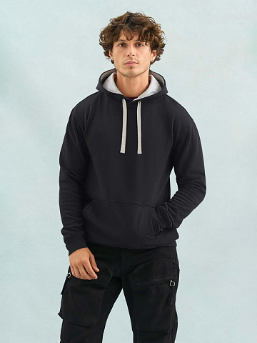 Худи унисекс Cameron, черное с красным - рис 5.