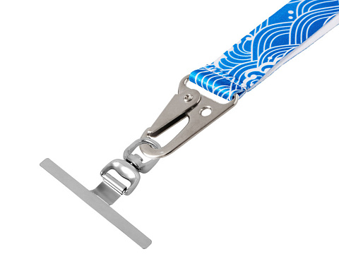 Ремувка под сублимацию с большим карабином и металлическим держателем для телефона - рис 2.