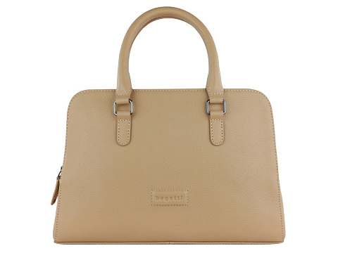 Сумка женская BUGATTI ЭЛЬЗА | ELSA, песочного цвета, воловья кожа/полиэстер, 32х13х22 см - рис 2.