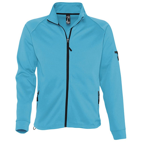 Куртка флисовая мужская New Look Men 250, бирюзовая - рис 2.