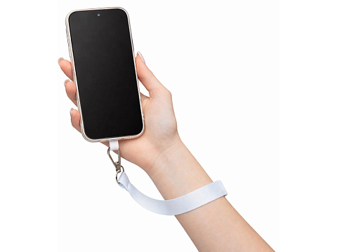 Ремешок на руку для телефона Рист, белый - рис 5.