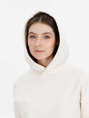 Худи оверсайз унисекс Snuggie, молочно-белое - рис 8.