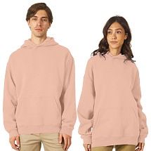 Толстовка с капюшоном оверсайз Berlin унисекс, лосось