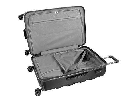 Чемодан BUGATTI ГАЛАТЕЯ | GALATEA, чёрный, поликарбонат / АБС-пластик, 46х27,5х67 см, 65 л - рис 2.