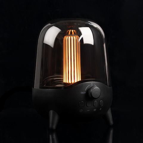 Беспроводная колонка с подсветкой soundFlicker, черная - рис 2.