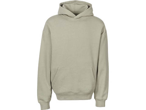 Толстовка с капюшоном оверсайз Berlin унисекс, оливковый - рис 9.
