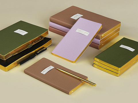 Еженедельник недатированный А6 Morandi. Пыльная роза с нашивкой, пыльно-розовый - рис 8.