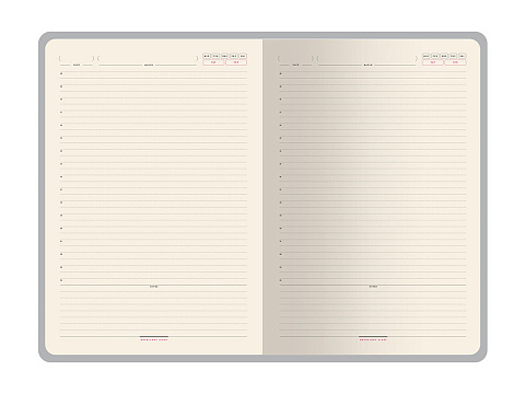 Ежедневник В5 недатированный Leggenda, красный - рис 3.