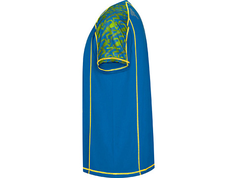 Спортивная футболка Sochi мужская, принтованный королевский синий - рис 3.