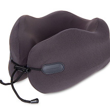 Подушка для путешествий с эффектом памяти Memo Pillow PRO M/L Basque Black