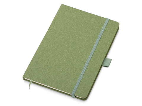 Блокнот А5 Snow Hard твердая обложка, 80 листов 70 гр/м2, зеленый