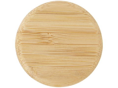 Стеклянная бутылка для воды Porto объемом 500 мл с силиконовой ручкой и бамбуковой крышкой - Прозрачный - рис 4.