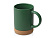 Кружка 450 мл с пробковым дном с крышкой Корк & Бон, глубокий зеленый - миниатюра - рис 5.