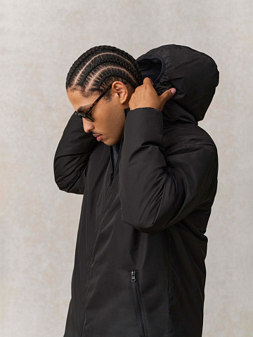 Куртка-парка унисекс Reverse, черная - рис 11.