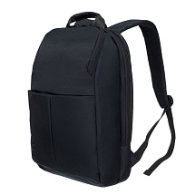 Рюкзак TORBER ВЕКТОР с отделением для ноутбука 14,1'', черный, нейлон, 30 x 10 x 44 см, 11 л