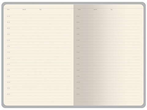 Ежедневник недатированный с магнитным клапаном А5 Venezia, черный - рис 5.