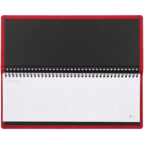 Планинг Urban, в линейку, красный - рис 4.