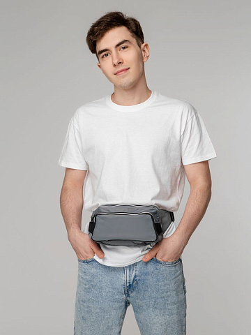 Поясная сумка Tabby, серая - рис 12.