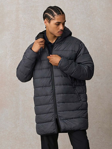 Куртка-парка унисекс Reverse, темно-синяя - рис 15.