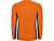 Футболка Shanghai  мужская с длинным рукавом, неоновый оранжевый/черный - миниатюра - рис 2.