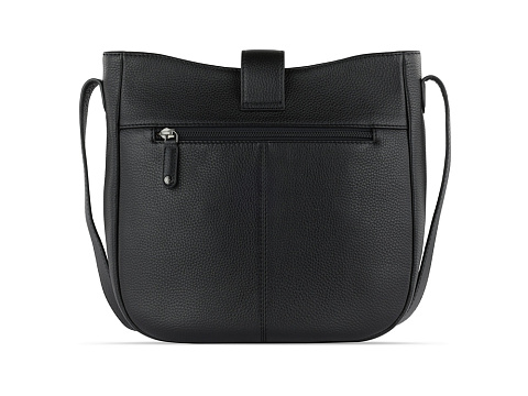 Сумка женская BUGATTI ЭЛЬЗА | ELSA, чёрная, воловья кожа/полиэстер, 29х8х27 см - рис 7.