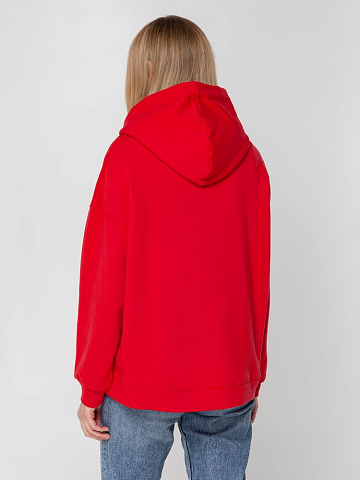 Худи оверсайз унисекс Outshine, красное - рис 10.