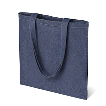 Джинсовая сумка-шоппер Indigo  с широкими лямками