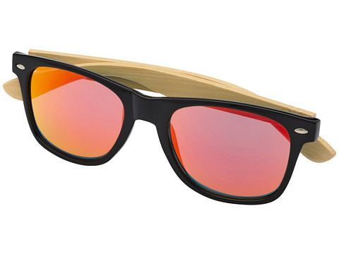 Солнцезащитные очки Hue с бамбуковыми дужками - Желтый - рис 3.