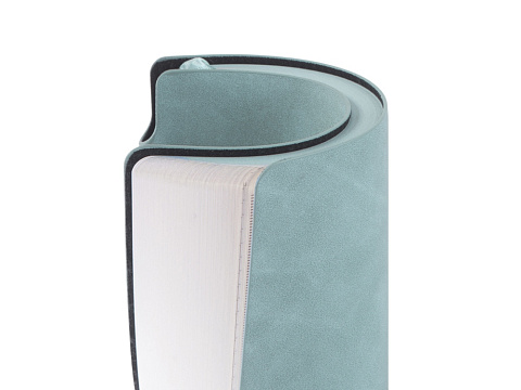 Блокнот А5 Notepeno Max, 96 листов 80 гр/м2 белой FSC бумаги, цвет морской волны - рис 7.