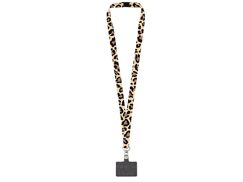 Ланъярд 2,5 см под сублимацию с трендовым карабином, замком обрыва и большим держателем для телефона из ПЭ - рис 2.