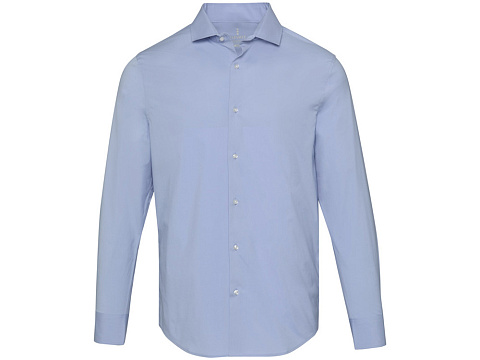 Carnelian мужская рубашка из поплина - Голубой - рис 2.