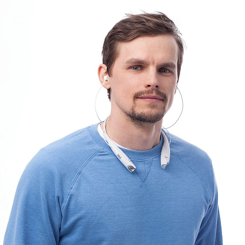 Bluetooth наушники stereoBand, ver.2, белые - рис 6.
