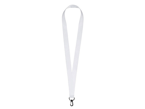 Ланъярд 2 см под сублимацию с трендовым карабином, черный