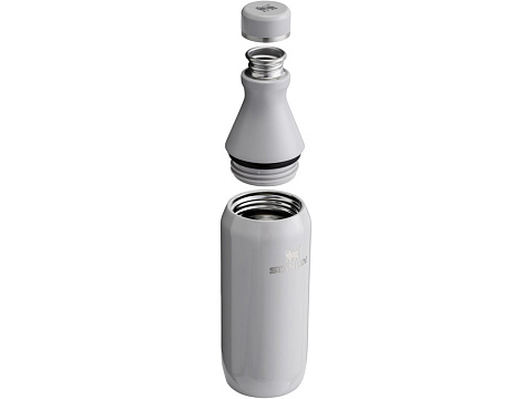 Бутылка для воды Stanley All Day Slim объемом 350 мл - Серый - рис 2.