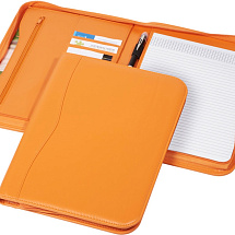 Папка A4 Ebony на молнии, черный