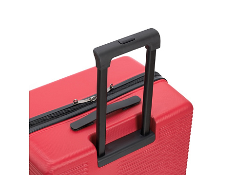 Чемодан TORBER ЭЛЬТОН, красный, ABS-пластик, 38 х 24 х 54 см, 35 л - рис 5.