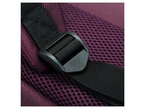 Рюкзак TORBER МЕГАПОЛИС с отделением для ноутбука 15, пурпурный, полиэстер, 46 х 32 x 13 см - рис 9.