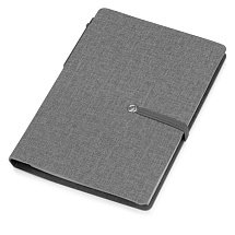 Блокнот А6 Write and stick с ручкой и набором стикеров, серый