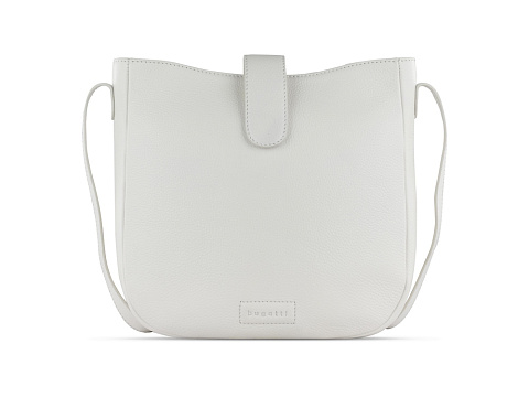 Сумка женская BUGATTI ЭЛЬЗА | ELSA, белая, воловья кожа/полиэстер, 29х8х27 см - рис 2.