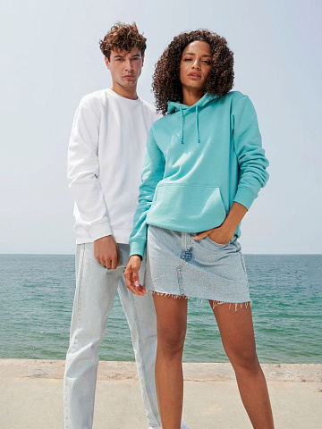 Свитшот унисекс Columbia, голубой (морская волна) - рис 6.